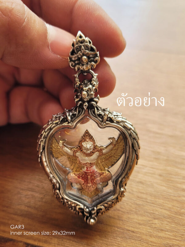 GAR3Silver925 Garuda3 amulet casing 29x32mm - Image 13