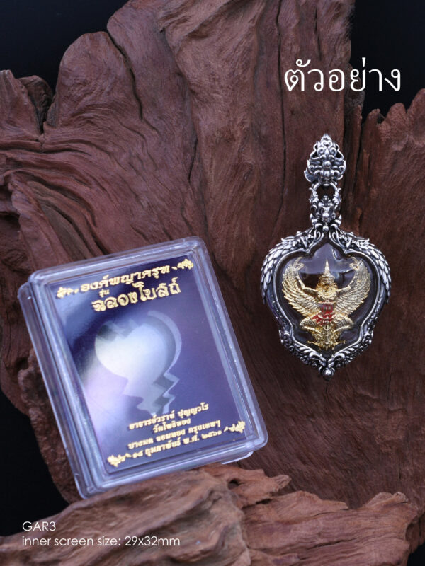 GAR3Silver925 Garuda3 amulet casing 29x32mm - Image 11