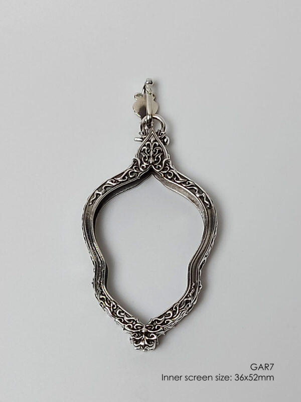 GAR7Silver925 Garuda7 amulet casing 36x52mm - Image 13