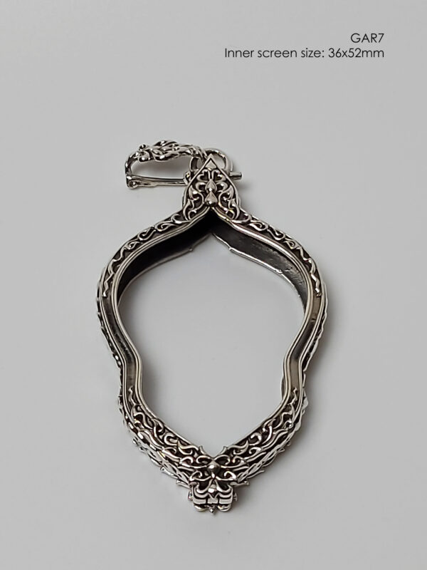 GAR7Silver925 Garuda7 amulet casing 36x52mm - Image 11