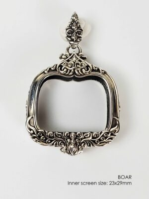 BOARSilver925 amulet casing inner size 23x29mm
