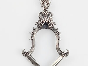 JMP5Silver925 Jumpee Pim Yai Jumbo amulet casing screen inner size 29x46mm
