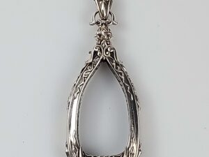 WES1Silver925 Wessuwan amulet casing 23x43mm