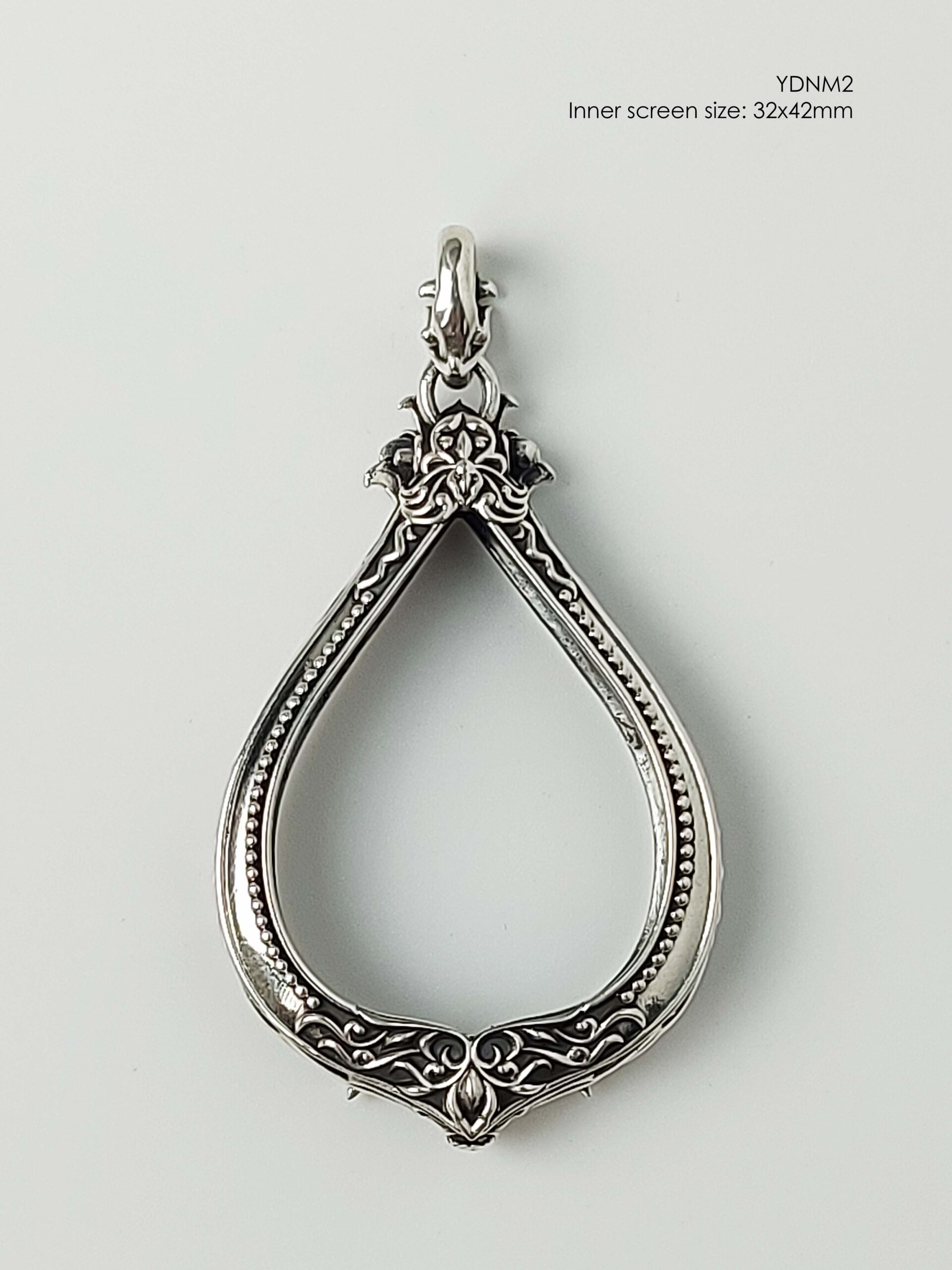 YDNM2Silver925 Yodnam2 amulet casing 32x42mm - Image 13