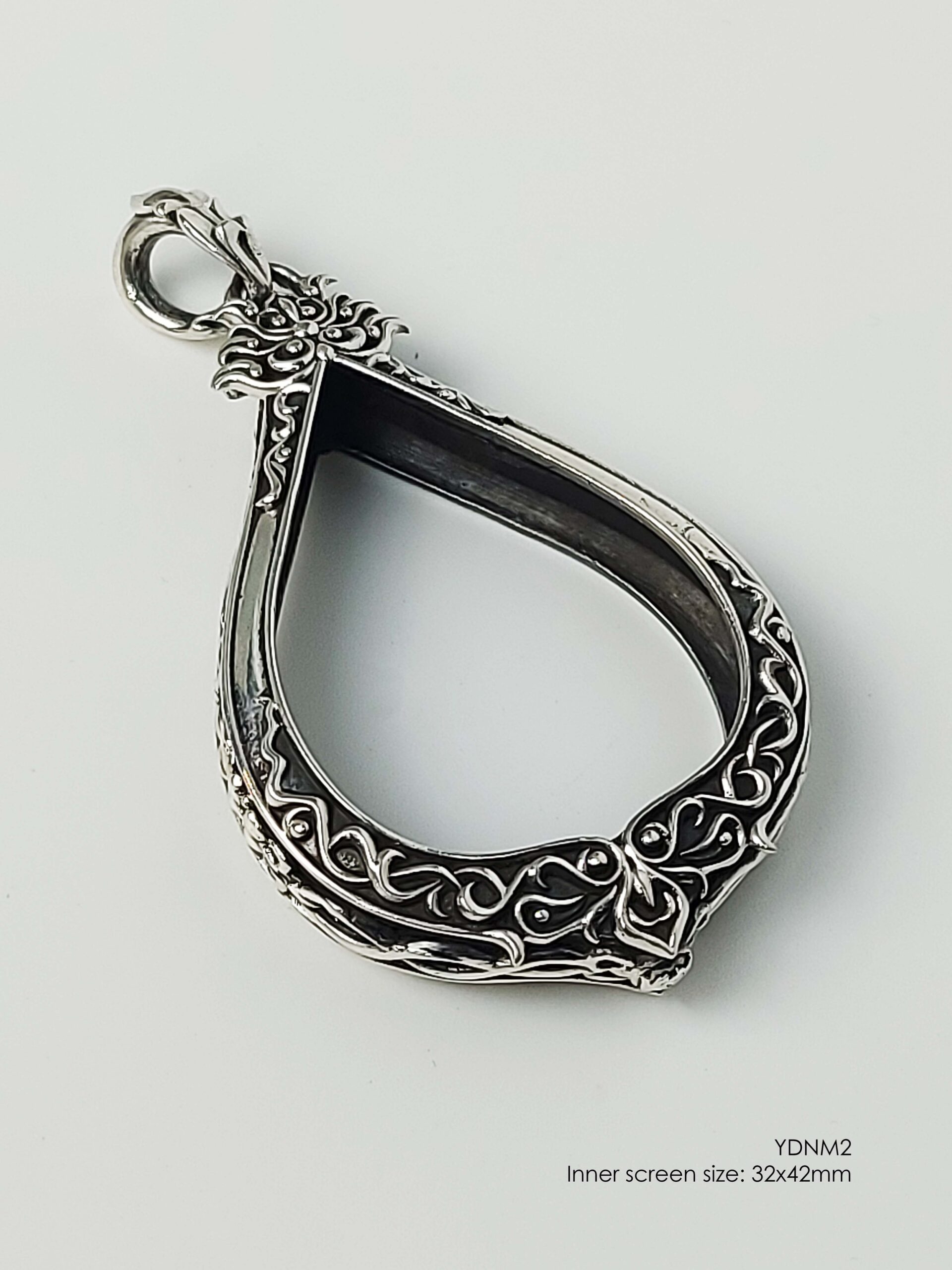 YDNM2Silver925 Yodnam2 amulet casing 32x42mm - Image 12