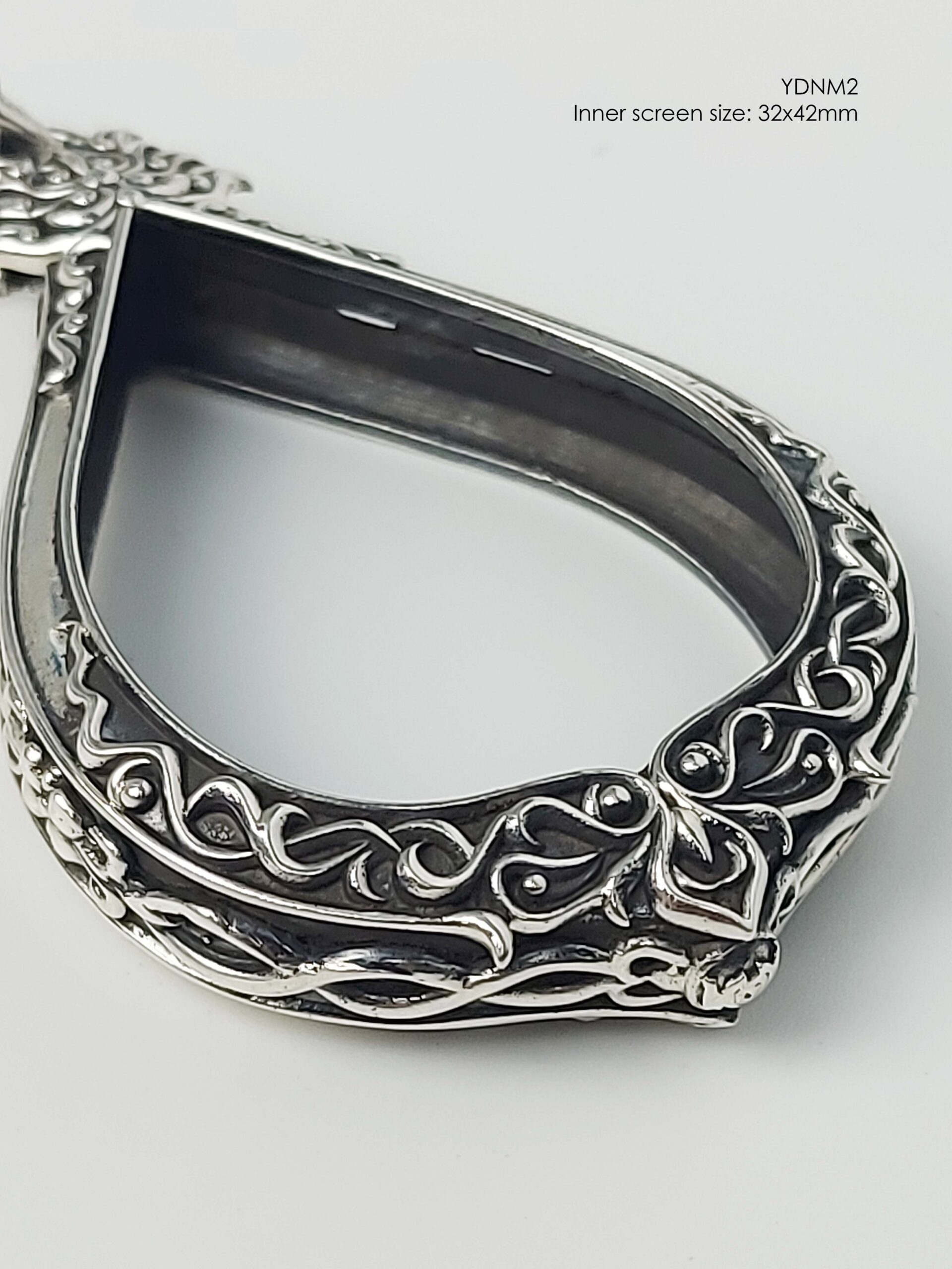 YDNM2Silver925 Yodnam2 amulet casing 32x42mm - Image 9