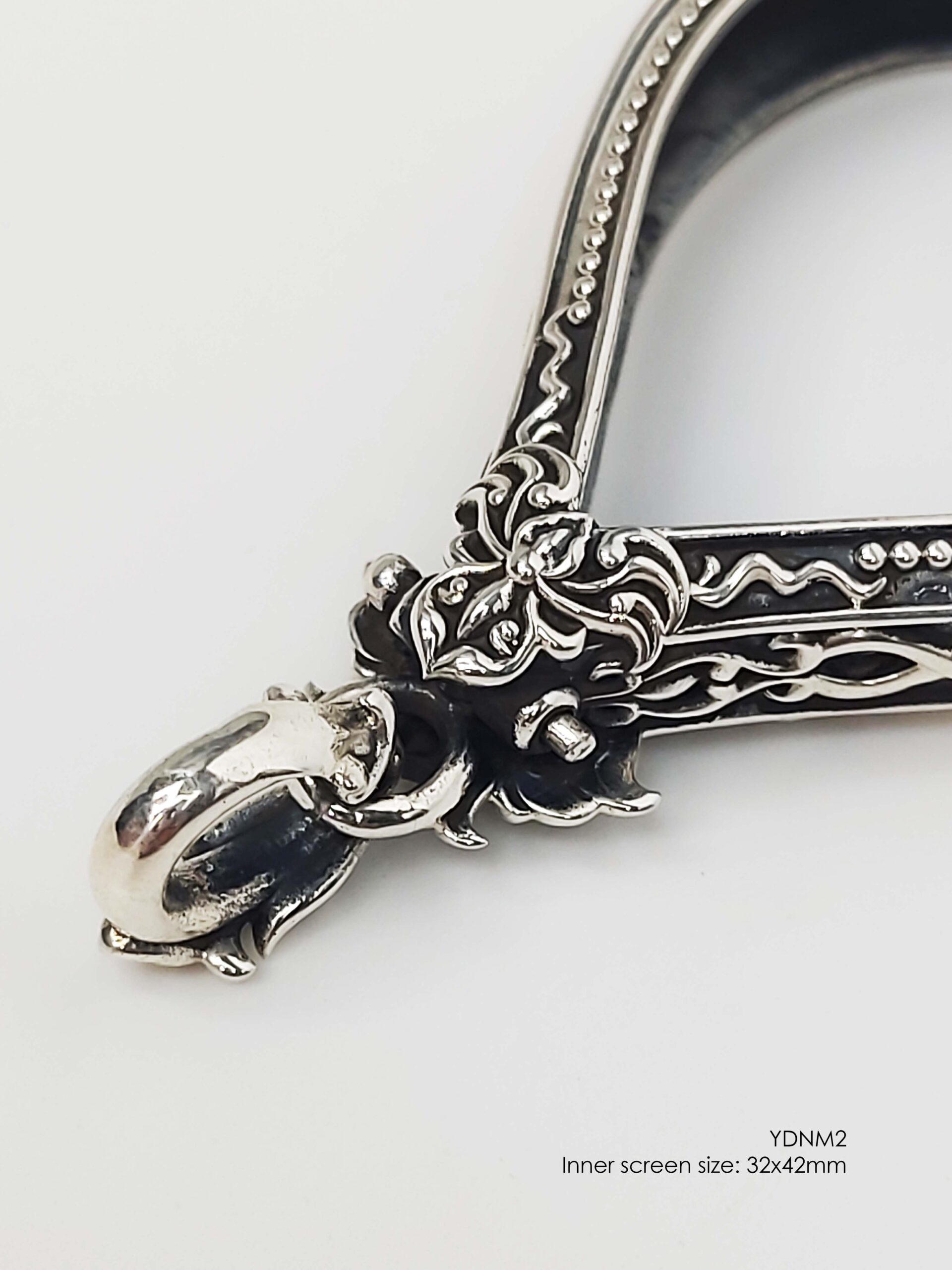YDNM2Silver925 Yodnam2 amulet casing 32x42mm - Image 8