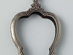 GAR10Whitebrass Garuda10 amulet casing 41x51mm
