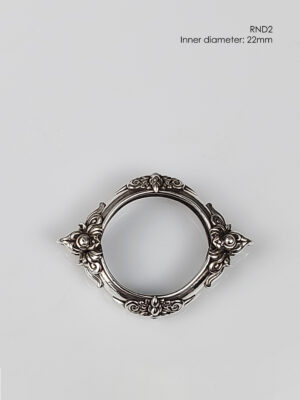 RND2Silver925 round amulet casing inner diameter 22mm