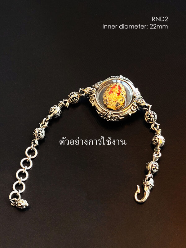 RND2Silver925 round amulet casing inner diameter 22mm - Image 5