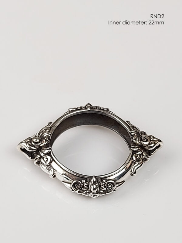 RND2Silver925 round amulet casing inner diameter 22mm - Image 12