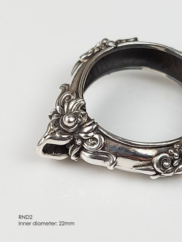 RND2Silver925 round amulet casing inner diameter 22mm - Image 10