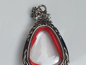 PIDTA5Silver925 Phra Pidta amulet casing 24x30mm