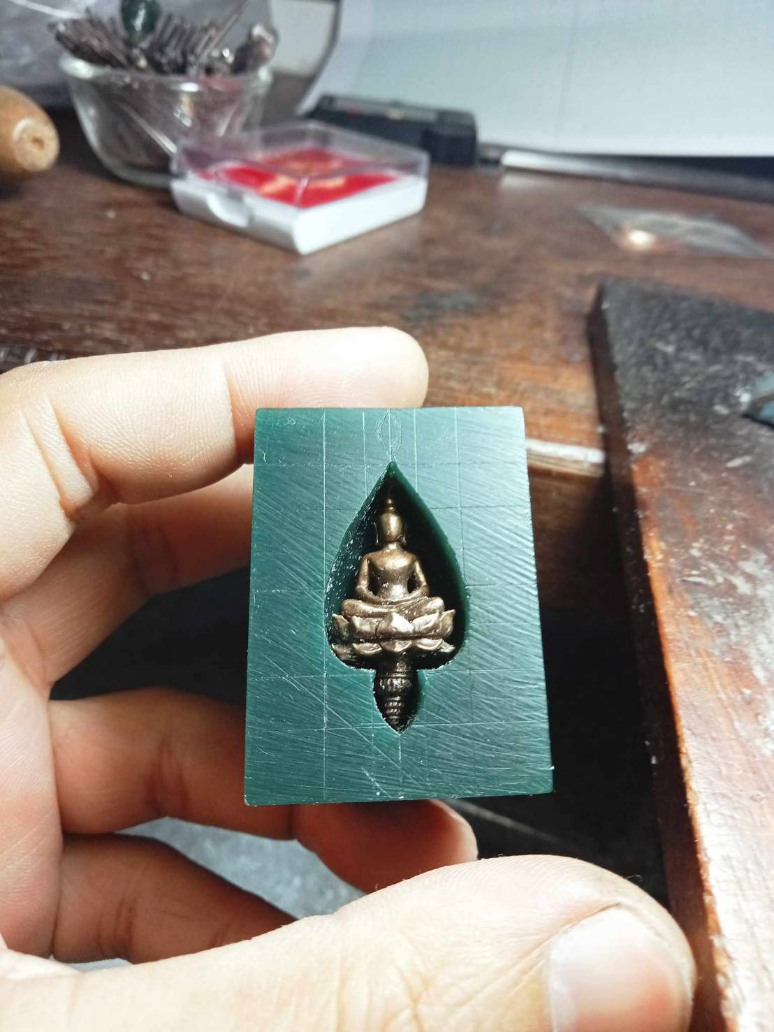 Custom ring Silver925 setting with amulet Original by KOMjewelry - Image 23