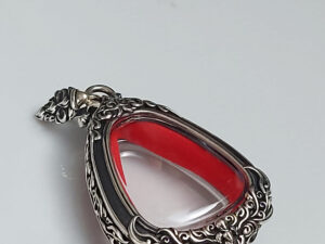 PIDTA6Silver925 Phra Pidta amulet casing 24x30mm