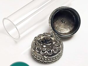 VINTAGEWB16 Vintage Whitebrass Takrud casing tube size 16mm