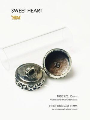 SWEETHEARTWB13 Sweet Heart Whitebrass Takrud casing tube size 13mm