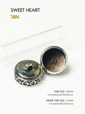 SWEETHEARTWB13 Sweet Heart Whitebrass Takrud casing tube size 13mm
