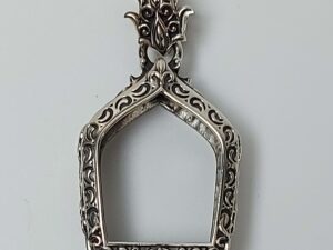 KPNSSilver925 Khun Paen Small amulet casing 20x27mm