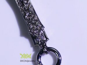 CLP1Whitebrass Amulets clip size 10x68mm