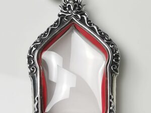 KPNXLSilver925 Khun Paen X-tra Large amulet casing 35x49mm