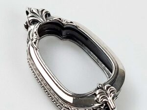 2WES9Silver925 Wessuwan amulet casing 16x25mm