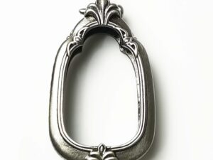 2WES9Whitebrass Wessuwan amulet casing 16x25mm