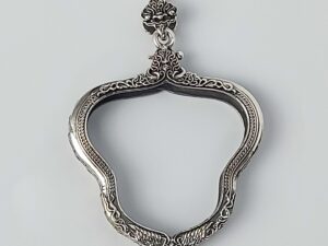GAR11Silver925 Garuda1 amulet casing 43x46mm