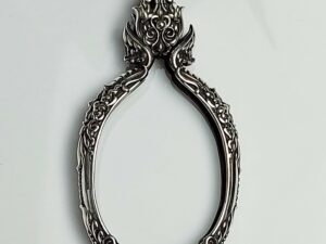 ORH2LSilver925 Orahan2 Oval amulet casing 28x44mm