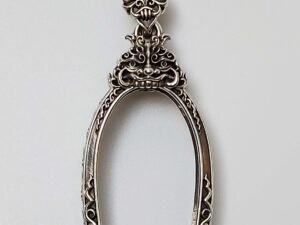 WES5Silver925 Wessuwan amulet casing 21x33mm
