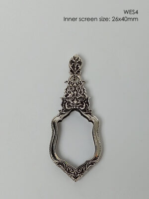 WES4Silver925 Wessuwan amulet casing 26x40mm