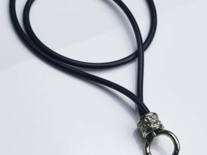 KOM Amor 7 Whitebrass O-Ring rubber cord 3.5mm choker with Spring