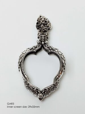 GAR3Silver925 Garuda3 amulet casing 29x32mm