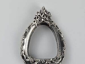 PIDTA1Silver925 Phra Pidta amulet casing 26x31mm