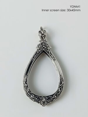 YDNM1Silver925 Yodnam1 amulet casing 30x45mm