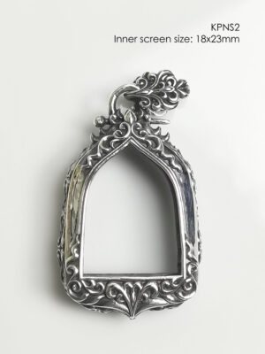 KPNS2Silver925 amulet casing inner screen size 18x23mm