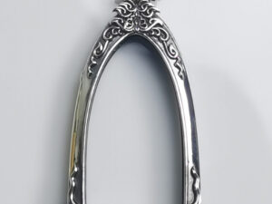 KRING2Silver925 Phra Kring amulet casing inner screen size 24x45mm