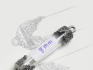 NYWB08 NOKYOONG Whitebrass Takrud casing tube size 8mm