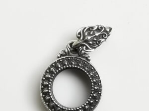 PS1RND11Silver925 round amulet casing inner diameter 11mm