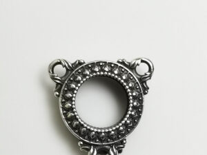 PS3RND11Silver925 round amulet casing inner diameter 11mm