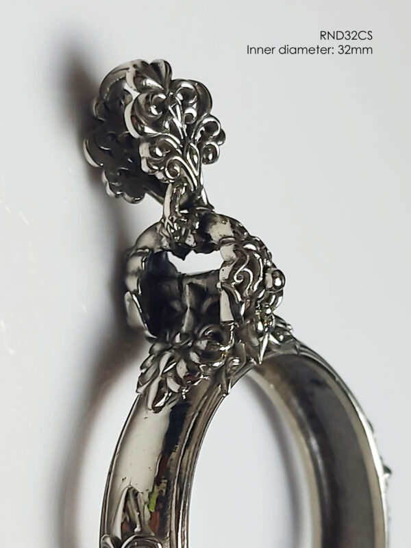 RND32CSWhitebrass Classic round casing inner diameter size 32mm - Image 8
