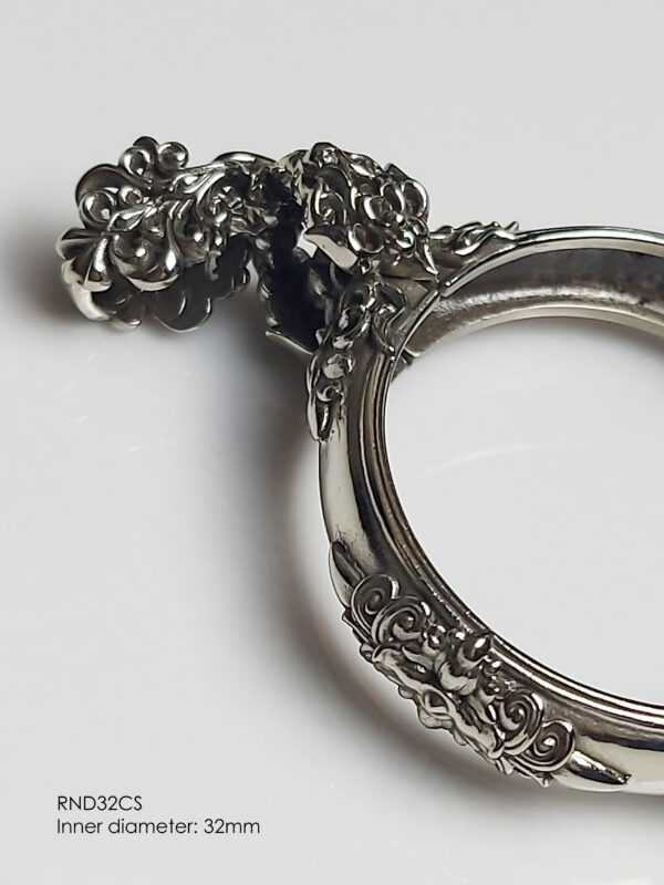RND32CSWhitebrass Classic round casing inner diameter size 32mm - Image 5