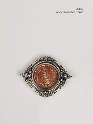 RND50Silver925 round amulet casing inner diameter 18mm