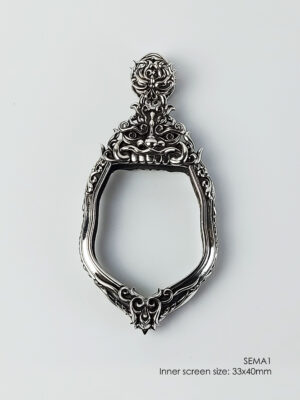 SEMA1Silver925 Sema Pim Yai amulet casing 33x40mm