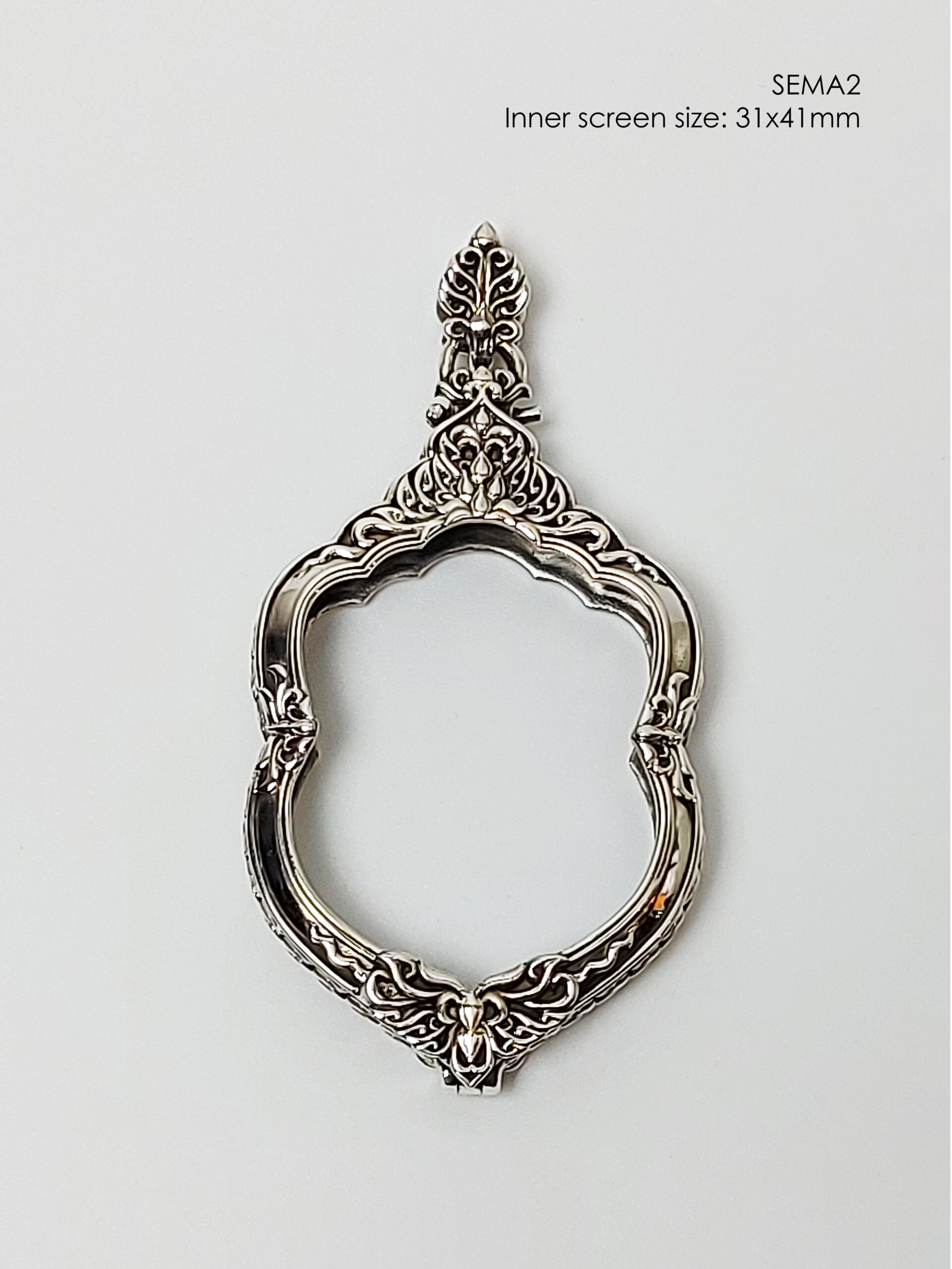 SEMA2Silver925 Sema amulet casing 31x41mm