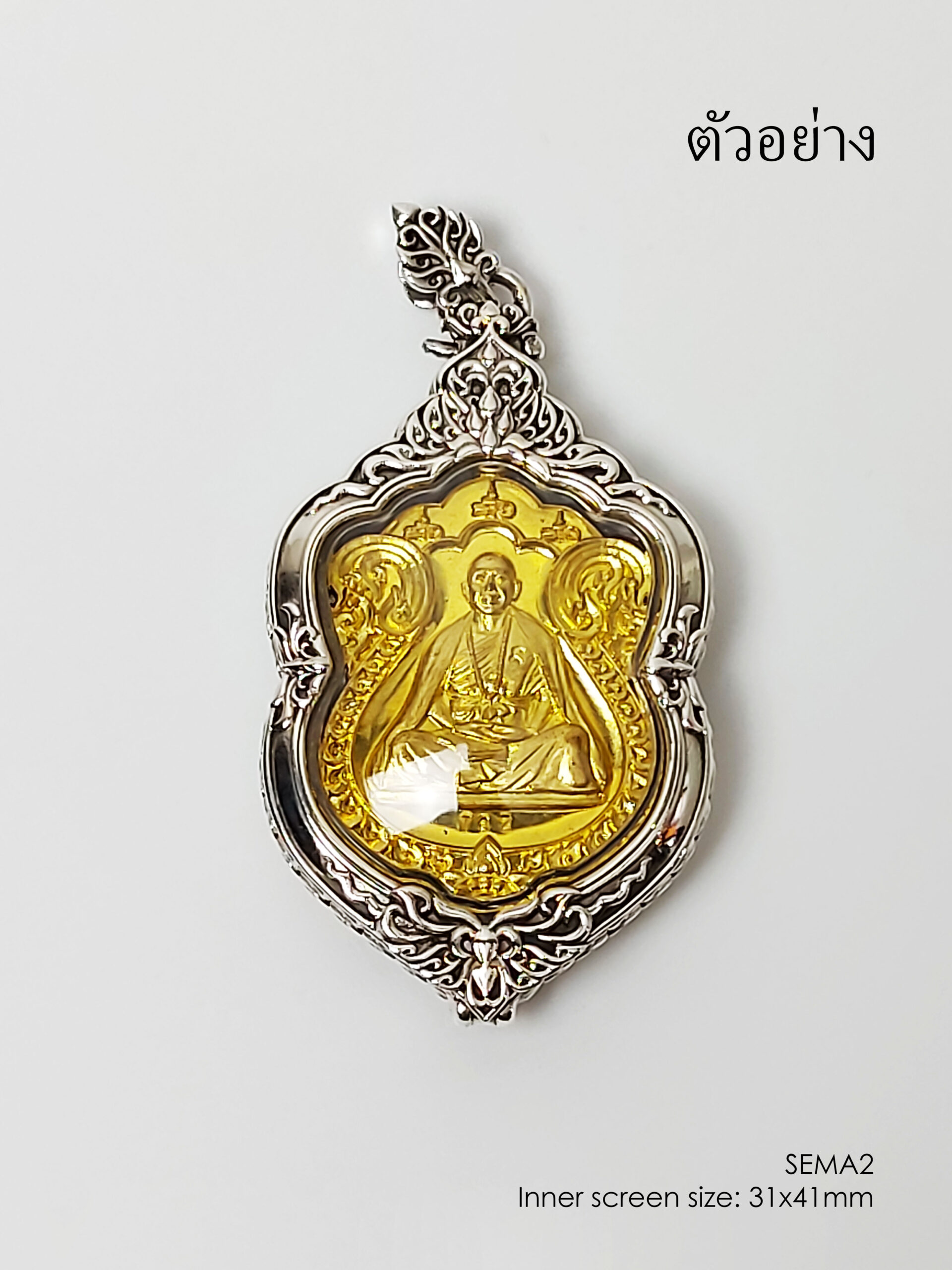 SEMA2Silver925 Sema amulet casing 31x41mm - Image 6