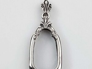 WES8Silver925 Wessuwan amulet casing 18x31mm