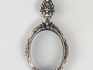 1OVAL1Silver925 Oval amulet casing inner screen size 23x30mm