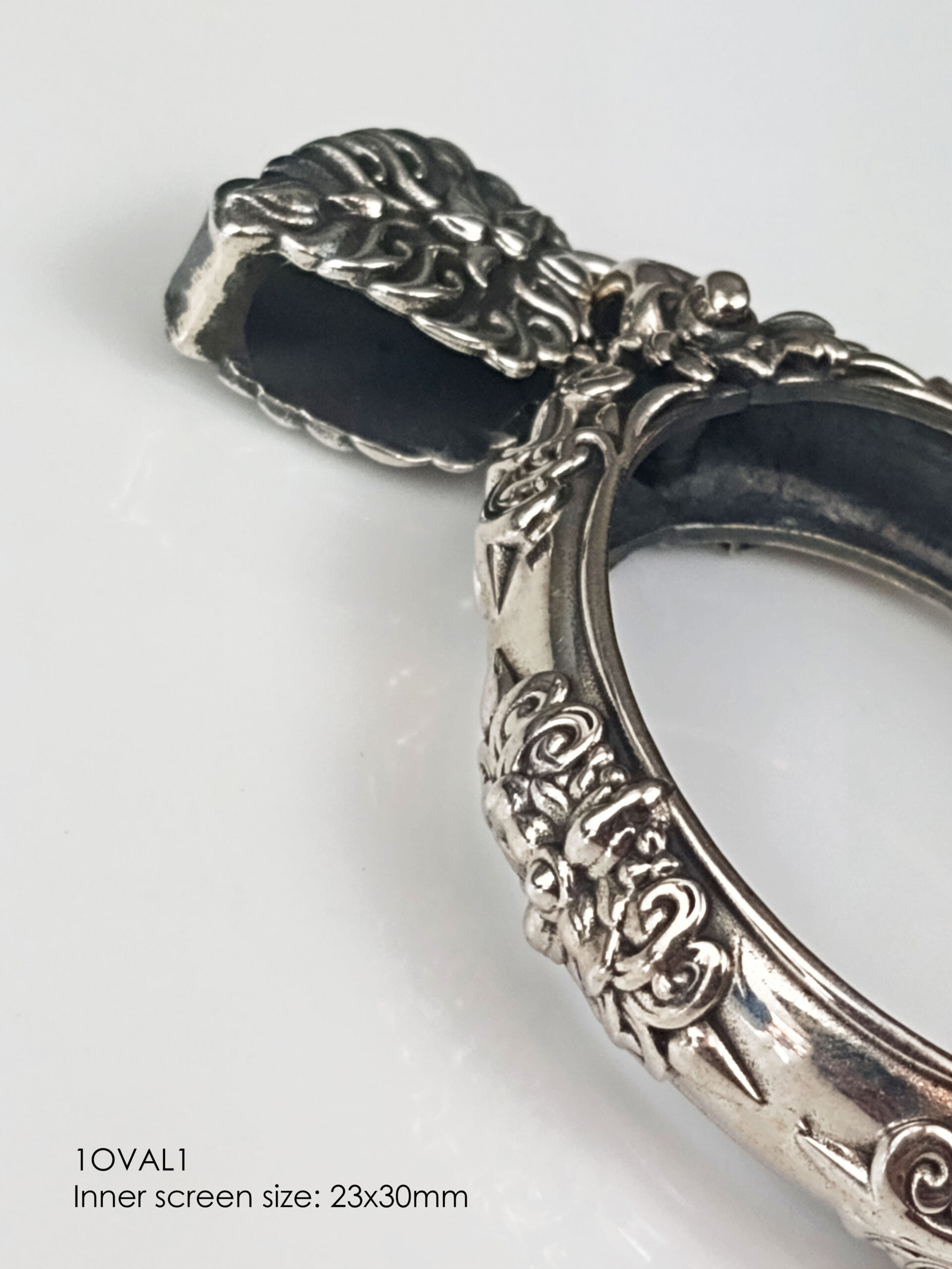 1OVAL1Silver925 Oval amulet casing inner screen size 23x30mm - Image 6