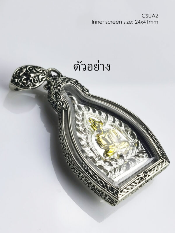 CSUA2Silver925 Chao Sua amulet casing 24x41mm - Image 13